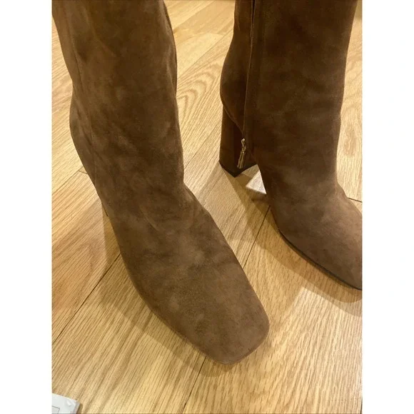 J. McLaughlin Cocoa Brown Evie Suede Women's Boot Size 113546